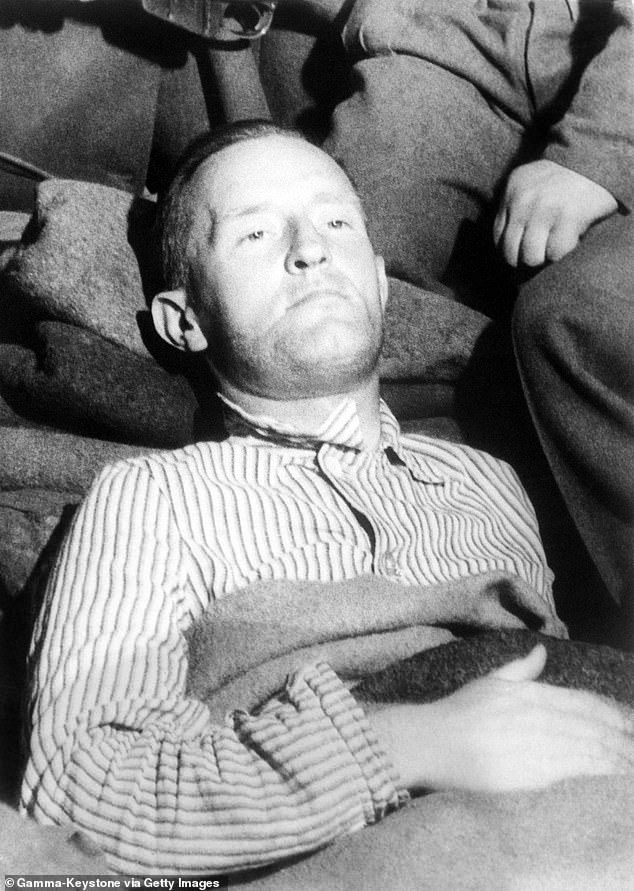 A month after the Belsen war criminals were hanged, Pierrepoint executed the American-born traitor William Joyce (above), who became known as Lord Haw-Haw for his tireless dissemination of Nazi propaganda