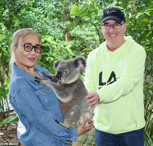 Pictured: Australian citizen David James Fisk, 57, his Philippine-born Australian wife Lucita Barquin Cortez, 55