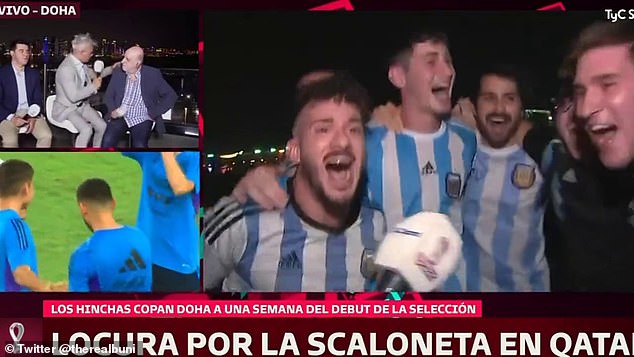 The song came into public consciousness when Argentine fans chanted it on TV during the 2022 World Cup