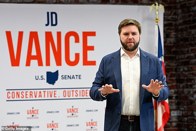 JD Vance campaigns in Ohio when he runs for Senate in 2022. He campaigned on a platform of opposing abortion in all cases except when the mother's life is in danger, and said he would support a federal 15-week abortion ban