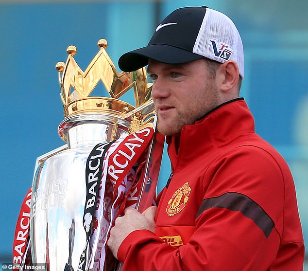 With United, Rooney (above) won five Premier League titles and was crucial in each of them.