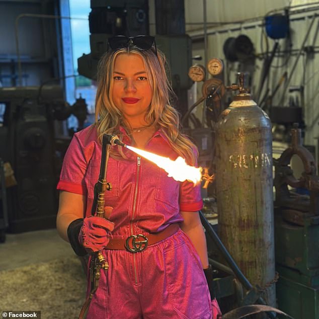 At age 18, Hughes opened her welding shop, EH Metal Works, which specialized in making cattle fencing, artwork and signs, with the help of her grandfather, who also owned a welding business