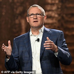 Pictured: John Deere CEO John May earned a total of $26.7 million in compensation last year