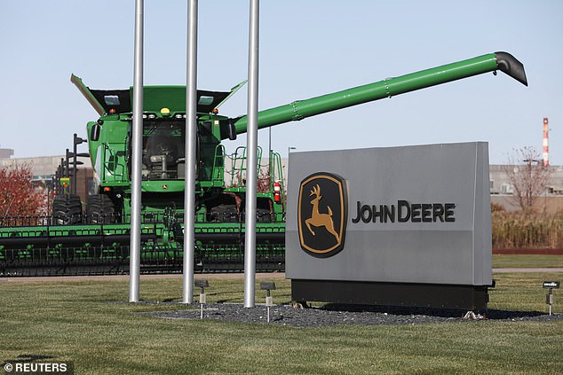 John Deere's Harvester Works facility in East Moline, Illinois, which laid off 225 employees indefinitely in October 2023