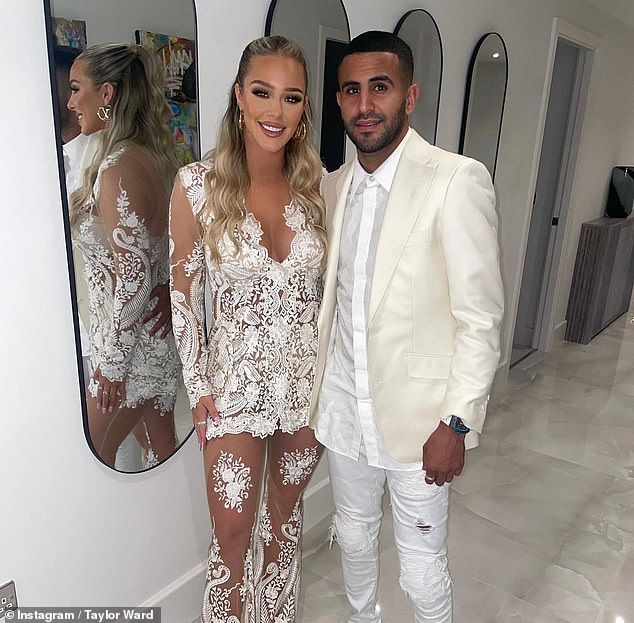 The couple previously announced their engagement on Instagram in July 2021, with Riyad reportedly proposing with a ring worth £400,000