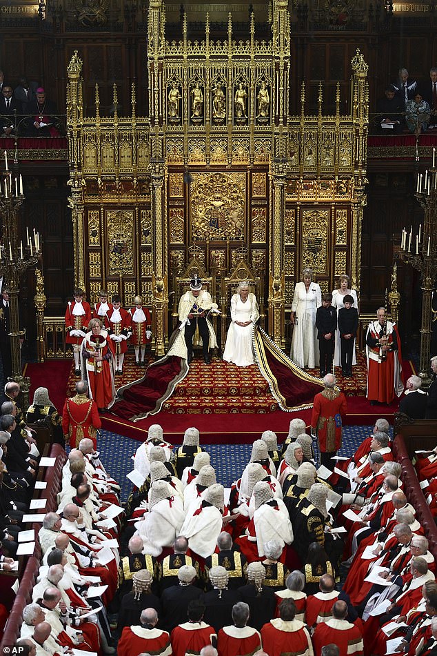 The ceremony and speech-giving by the royal family can be traced back to the 16th century