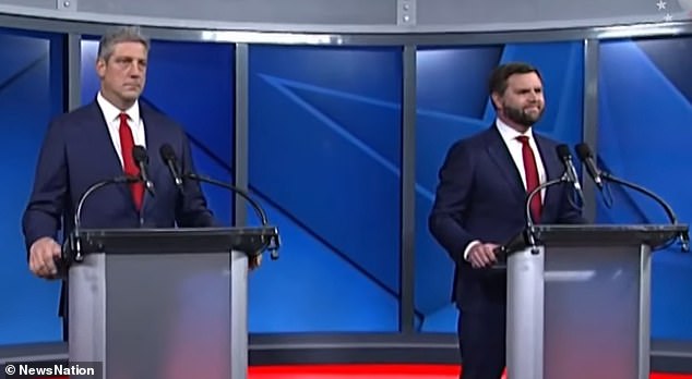 JD Vance participated in debates during his Senate race with Rep. Tim Ryan (D-OH)