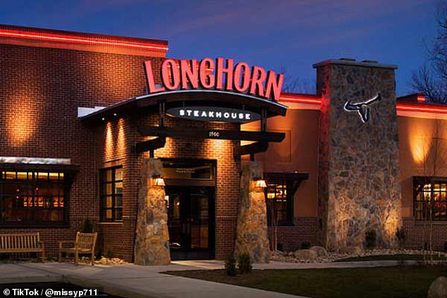 A restaurant manager confirmed to DailyMail.com that the altercation took place at the LongHorn Steakhouse in Panama City Beach, Florida, but said she could not comment 