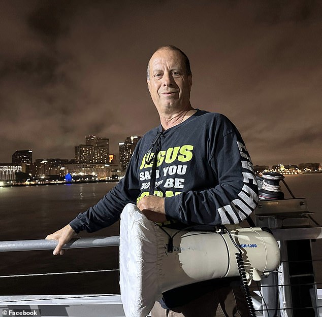 Street preacher David Grisham from Amarillo, Texas, denied that he and his group were trying to be provocative with their T-shirts condemning abortion and homosexuality.