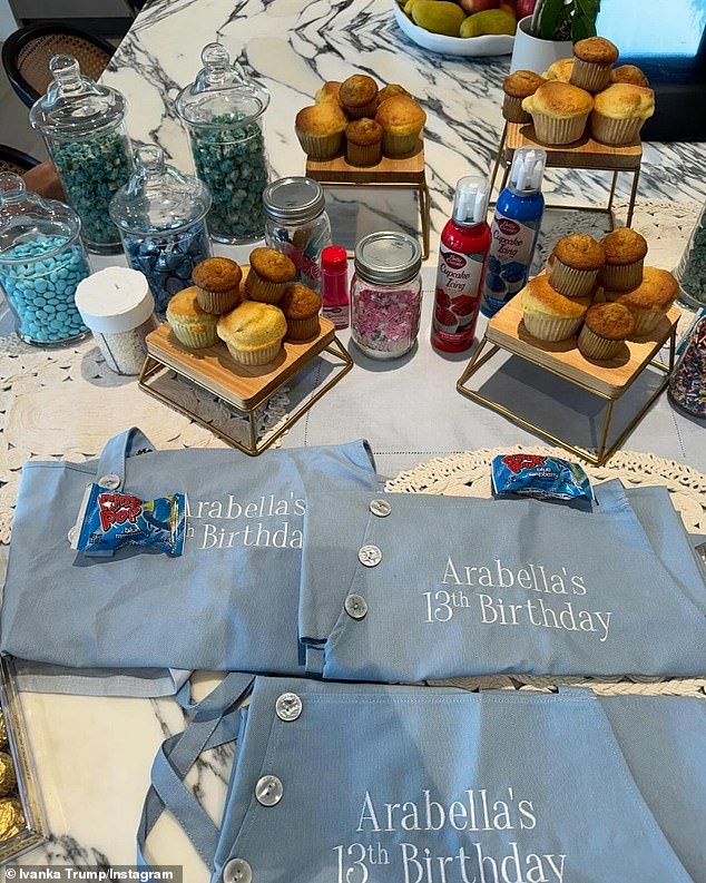 The mother-daughter duo appeared to bake together to celebrate the special occasion