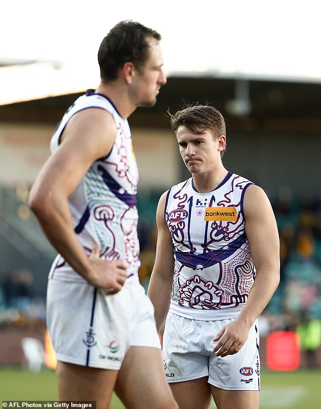 Transport Workers Union Western Australia state secretary Tim Dawson criticised the situation as 'completely unacceptable' (pictured right, Dockers star Caleb Serong)