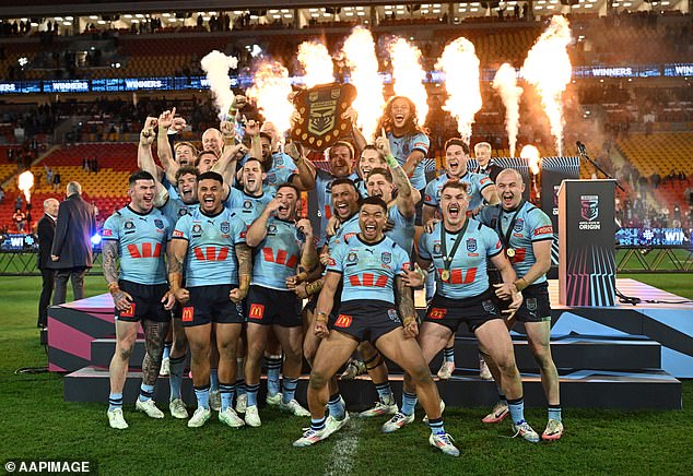 The broadcaster chose to run adverts during NSW's win over Queensland