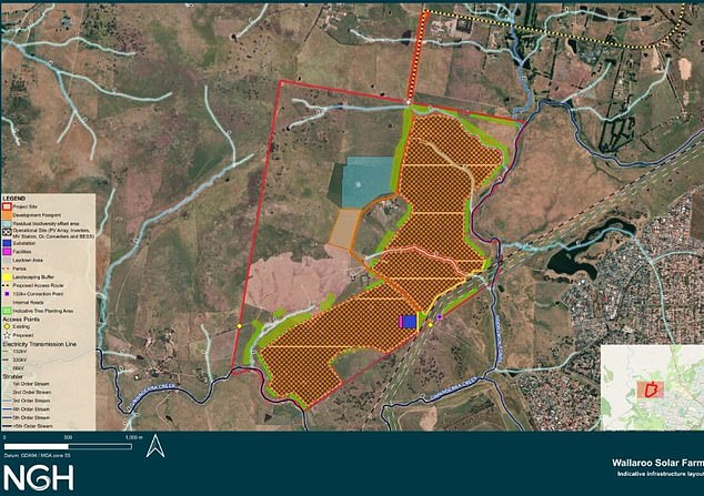 The planned solar park would generate approximately 100 MW, which is enough energy for about 48,000 households per year.