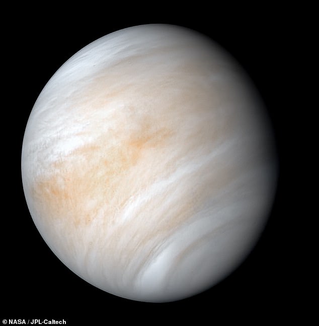 Traces of phosphine gas found in the clouds above Venus (seen here in an image taken by NASA's Mariner 10 spacecraft) could indicate that the planet supports microbial life