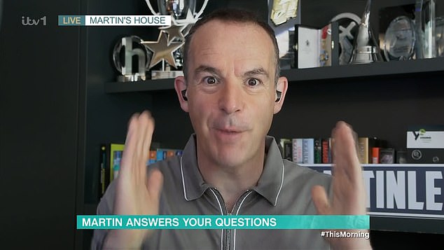 The Money Supermarket Expert founder watched the show via a live link from his home, but it appears a technical issue meant he was not properly positioned in the centre of the screen