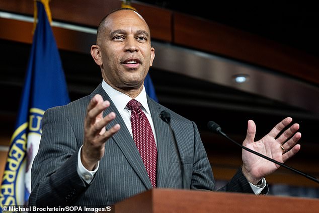 House Minority Leader Hakeem Jeffries has expressed concerns about Biden's chances in November