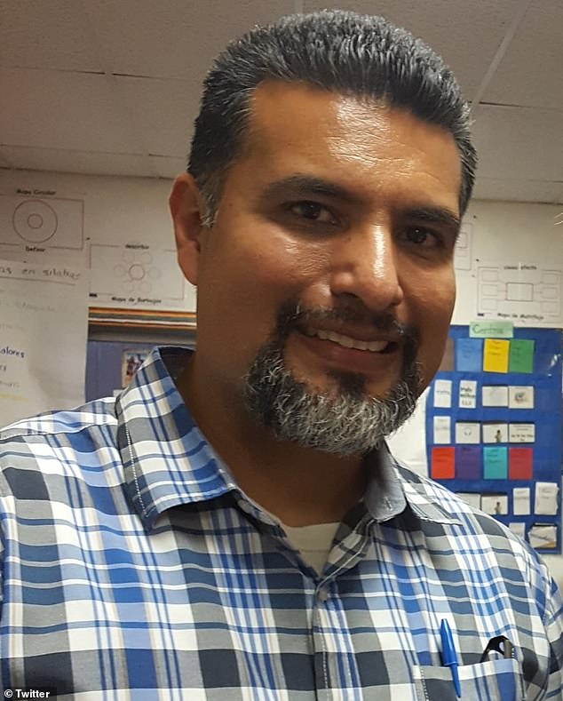 The drawing prompted Principal Jesus Becerra (pictured) to tell BB that the drawing was inappropriate and racist. He then punished BB by making her publicly apologize to her classmates and teachers on the school playground. BB was also banned from recess and drawing pictures for two weeks.