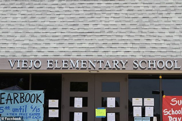 The first-grader was banned from recess and drawing at Viejo Elementary in Orange County after she wrote the words 