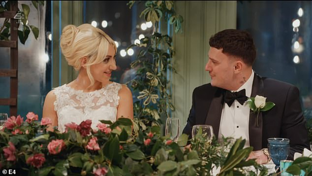 JJ met hair extension specialist Bianca at the altar after being paired up by a team of experts on the Channel 4 show