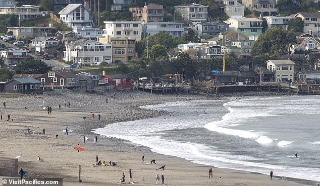 Linda Mar Beach (pictured) suffers from pollution from San Pedro Creek, which carries municipal wastewater directly to the beach