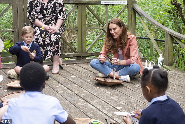 When the mother of three visited the museum three years ago, she toured the gardens and met local schoolchildren