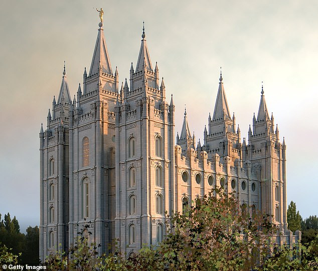 She recently took to YouTube to reveal the shocking events that unfolded within the walls of the temple. Pictured: Temple in Salt Lake City, Utah