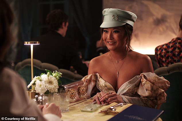 The first five shows will air on August 15, but viewers will have to wait almost a month for the second part in September (Ashley Park pictured as Mindy)