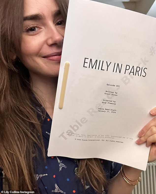 In January, Lily revealed that she was back filming with the cast in Paris and admitted that she needed to work on her selfie skills for the sake of her influencer persona.