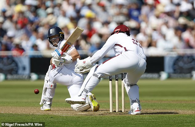 Pope was England's all-time top scorer as he scored 121 runs from just 167 balls, hitting 16 boundaries