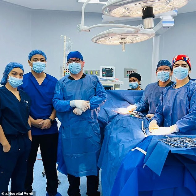 It took the surgical team just 45 minutes to remove two pounds of hair that had accumulated in the abdomen of a 24-year-old woman in Ecuador