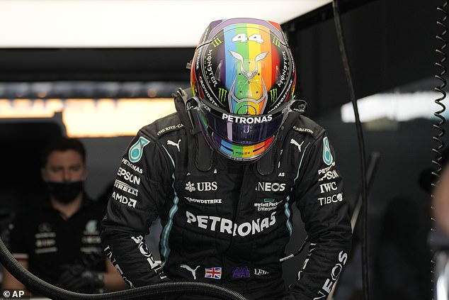 Hamilton addressed Schumacher's feelings about his rainbow helmet in 2021, wondering if the former driver had 'changed his mind'