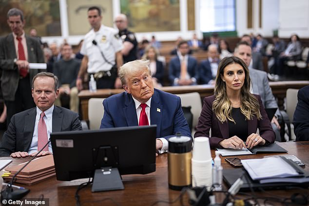 Alina Habba represented Donald Trump during his civil fraud trial in New York, in which the former president was found guilty of fraud and fined $364 million