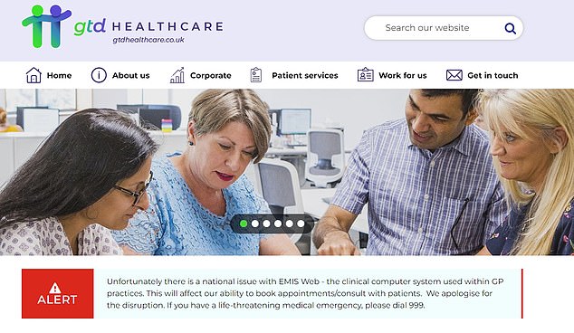 GTD Healthcare, which operates the system, issued a statement on its website and social media this morning saying there is a national issue that will impact the