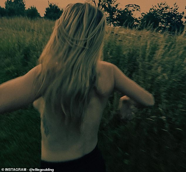 Another was edited to make it look like the sun had set and Ellie was showing off a bit more breasts as she appeared to be in mid-twirl