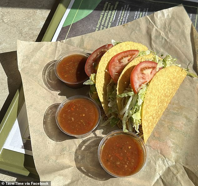 Customers rushed to get their last tacos and burritos before the store closed