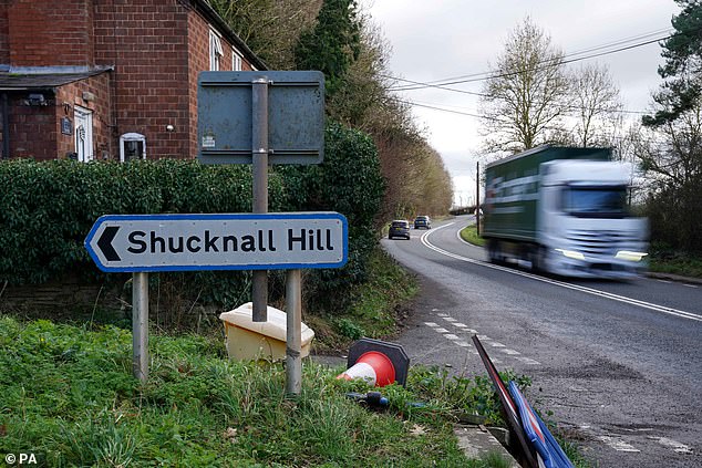 The A4103 at Shucknall where nurse Elizabeth Donowho was seriously injured