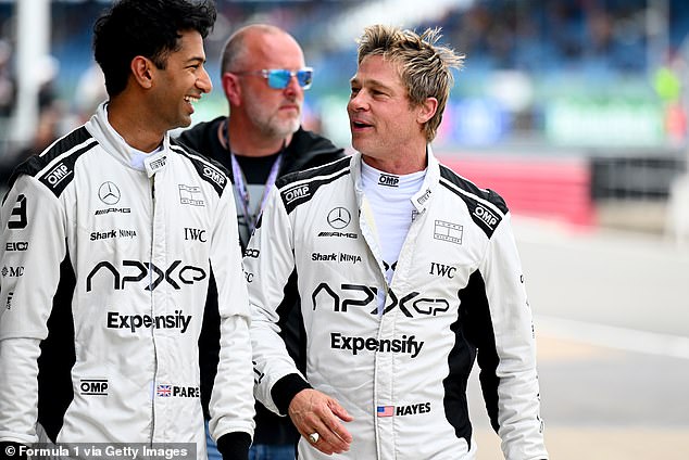 The Legends of the Fall actor will play a retired racing driver who returns to Formula 1 with APXGP, a fictional team on the grid, according to a synopsis of the film