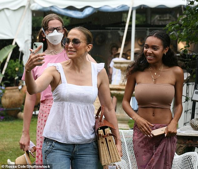 Violet, who was pictured wearing a mask while out with her stepmother Jennifer Lopez over the weekend, was met with widespread ridicule after her speech