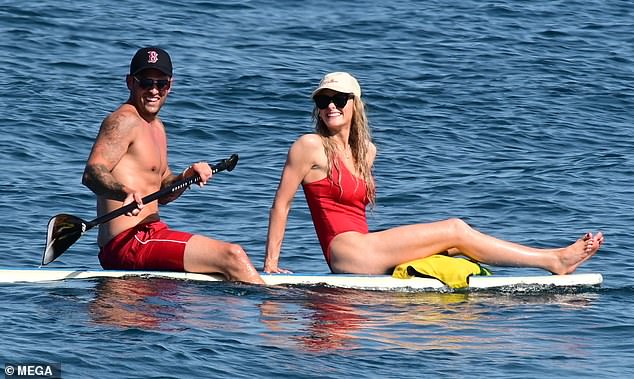 Ricky paddled while Katie enjoyed the breathtaking view