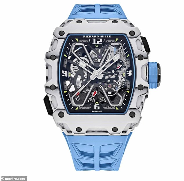 The watch on Tonali's wrist turned out to be a very expensive Richard Mille Rafael Nadal watch