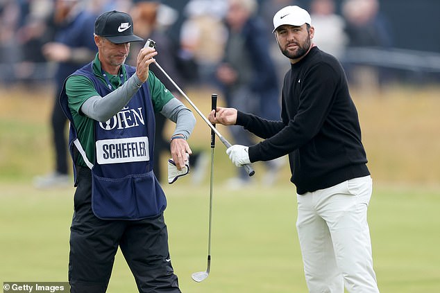 Scheffler revealed that Scott, who has been with his caddie since 2021, is battling food poisoning