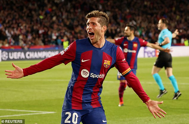 Sergi Roberto has been with Barcelona since 2006 and made his professional debut in 2010