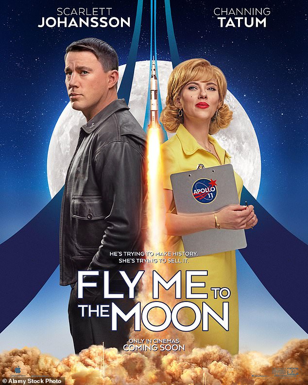 The beauty's new film is Fly Me To The Moon starring Channing Tatum