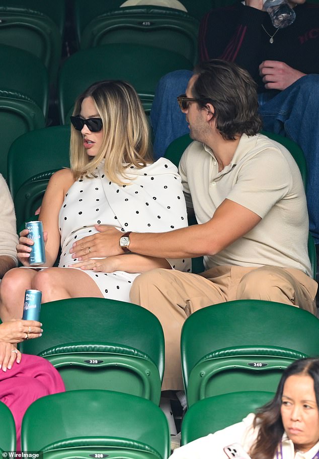 During Wimbledon, which took place earlier in July, Margot and her husband were spotted drinking the non-alcoholic 'mama salt' drink from a can