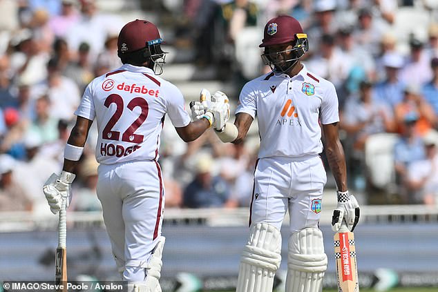 The partnership of 175 between Alick Athanaze and Kavem Hodge was bigger than both West Indians' totals at Lord's