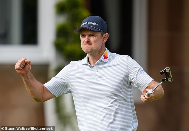 Meanwhile, Justin Rose gave chase with a strong performance to equal his compatriot Daniel Brown in second place.