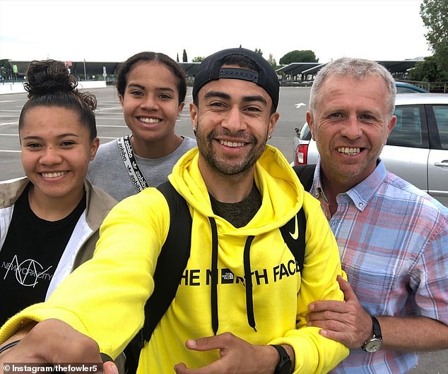 Fowler's father Kevin (right) met his wife Nido when he was traveling through her village in Papua New Guinea