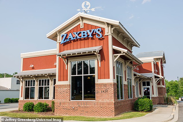 In ninth place was Zaxby's, a restaurant known for its fried chicken