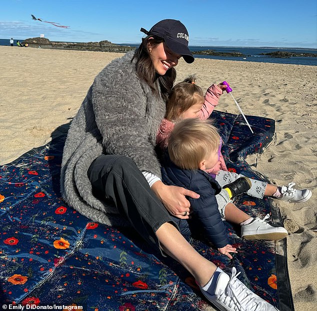 DiDonato showed her affection for Oliver, as well as her two-year-old daughter Teddy, by sharing a series of photos on her Instagram account in April