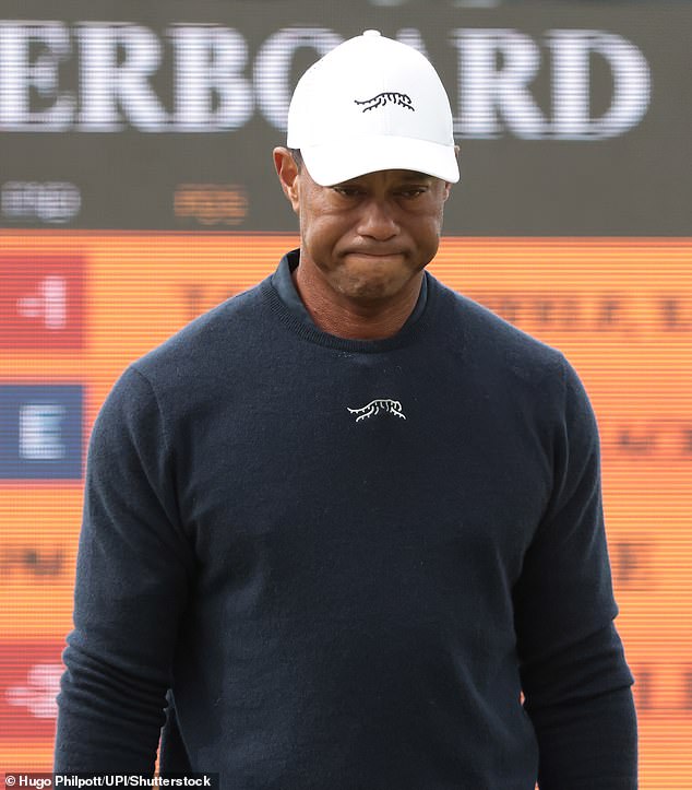 Tiger Woods had the kind of round where his shots were followed by muffled groans instead of excited yelps